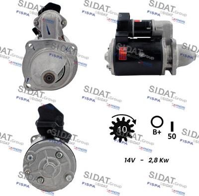 Fispa S12LU0292 - Starter autospares.lv