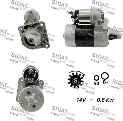 Fispa S12MA0044A2 - Starter autospares.lv