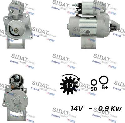 Fispa S12MA0009A2 - Starter autospares.lv