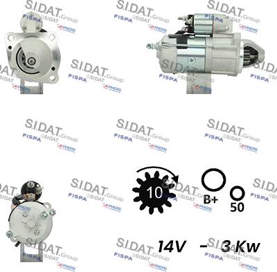 Fispa S12MA0197A2 - Starter autospares.lv