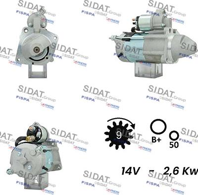 Fispa S12MA0146A2 - Starter autospares.lv