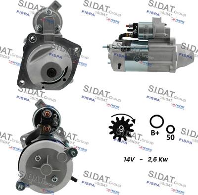 Fispa S12MA0146 - Starter autospares.lv