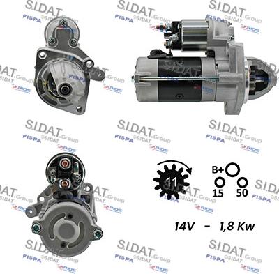 Fispa S12MA0112A2 - Starter autospares.lv