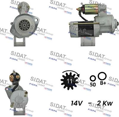 Fispa S12MH0410A2 - Starter autospares.lv