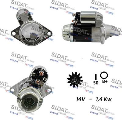 Fispa S12MH0580 - Starter autospares.lv