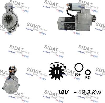 Fispa S12MH0576A2 - Starter autospares.lv