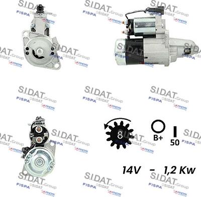 Fispa S12MH0573A2 - Starter autospares.lv