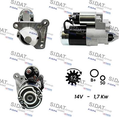 Fispa S12MH0053A2 - Starter autospares.lv