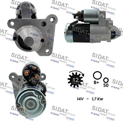 Fispa S12MH0053 - Starter autospares.lv