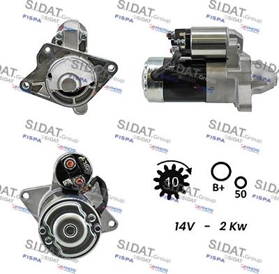 Fispa S12MH0021A2 - Starter autospares.lv