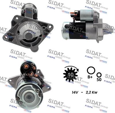 Fispa S12MH0021 - Starter autospares.lv