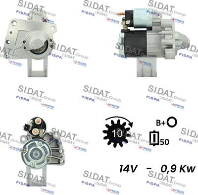 Fispa S12MH0076 - Starter autospares.lv