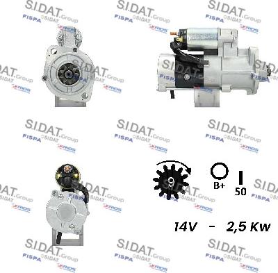 Fispa S12MH0195A2 - Starter autospares.lv