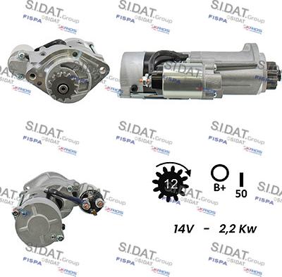 Fispa S12MH0162A2 - Starter autospares.lv