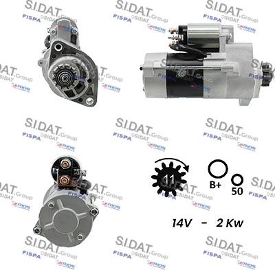 Fispa S12MH0133 - Starter autospares.lv