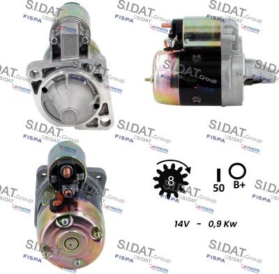 Fispa S12MH0849 - Starter autospares.lv