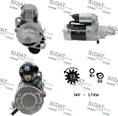 Fispa S12MH0866 - Starter autospares.lv