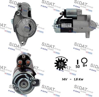 Fispa S12MH0872A2 - Starter autospares.lv