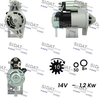 Fispa S12MH0393A2 - Starter autospares.lv