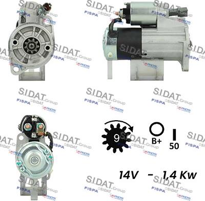 Fispa S12MH0332A2 - Starter autospares.lv