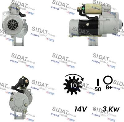 Fispa S12MH0326A2 - Starter autospares.lv