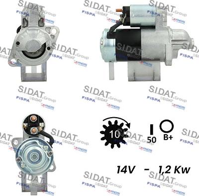 Fispa S12MH0209A2 - Starter autospares.lv