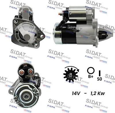 Fispa S12MH0208A2 - Starter autospares.lv