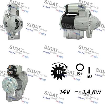 Fispa S12MH0753A2 - Starter autospares.lv