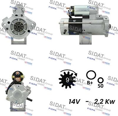 Fispa S12MH0781A2 - Starter autospares.lv