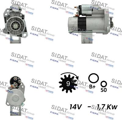 Fispa S12VA0445A2 - Starter autospares.lv