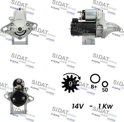 Fispa S12VA0403A2 - Starter autospares.lv