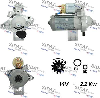 Fispa S12VA0478A2 - Starter autospares.lv