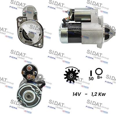 Fispa S12VA0552A2 - Starter autospares.lv