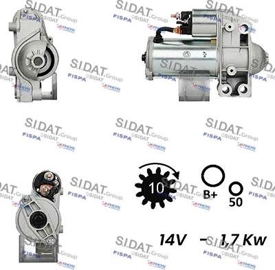 Fispa S12VA0614A2 - Starter autospares.lv