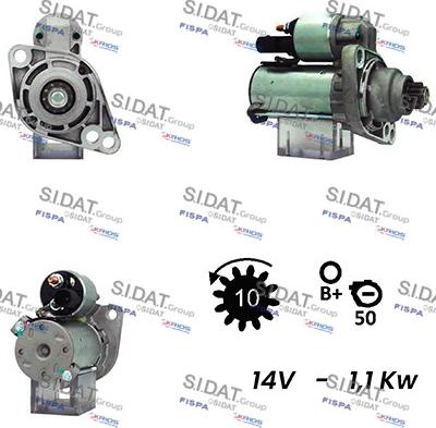 Fispa S12VA0094A2 - Starter autospares.lv