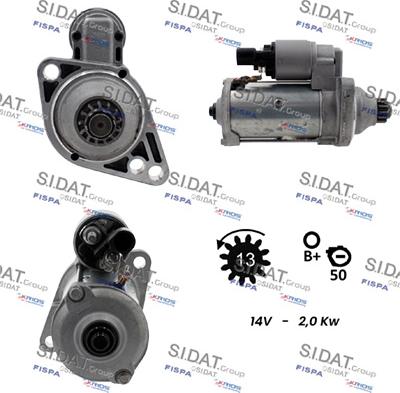 Fispa S12VA0095 - Starter autospares.lv