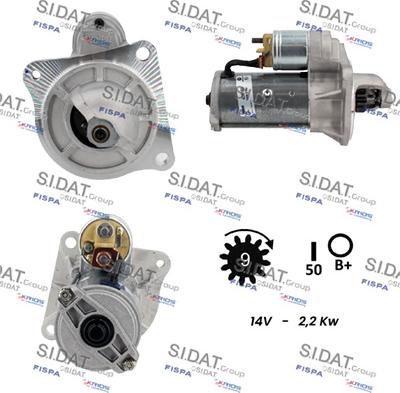 Fispa S12VA0045 - Starter autospares.lv