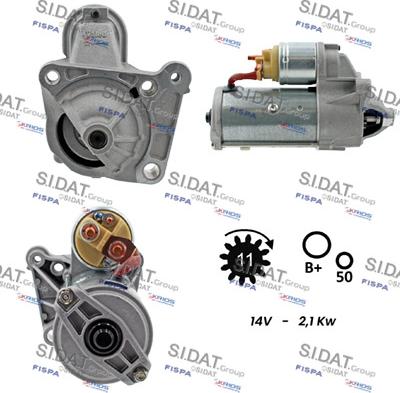 Fispa S12VA0062 - Starter autospares.lv