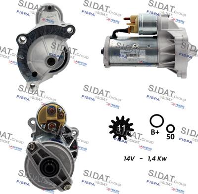 Fispa S12VA0005A2 - Starter autospares.lv