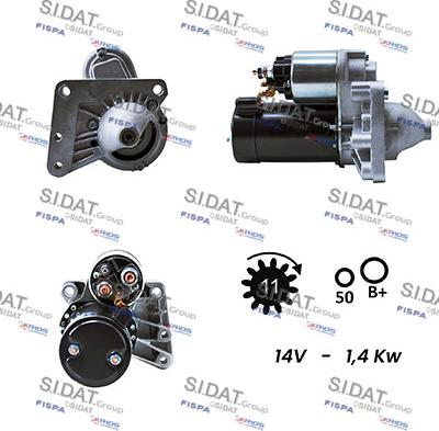 Fispa S12VA0001A2 - Starter autospares.lv