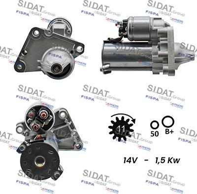 Fispa S12VA0014A2 - Starter autospares.lv