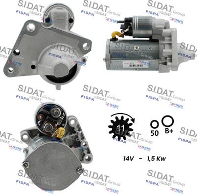 Fispa S12VA0014 - Starter autospares.lv