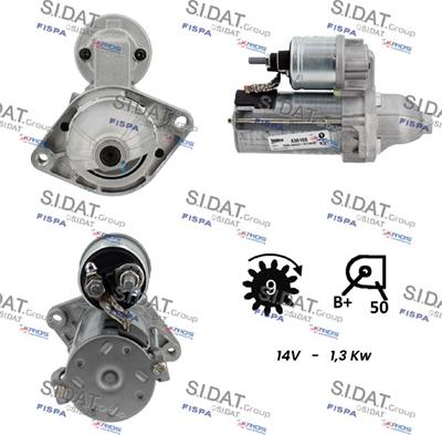 Fispa S12VA0017 - Starter autospares.lv