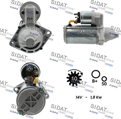 Fispa S12VA0084 - Starter autospares.lv