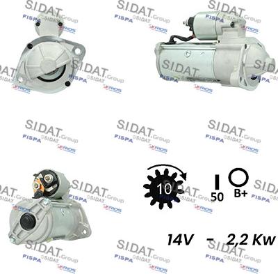 Fispa S12VA0085A2 - Starter autospares.lv