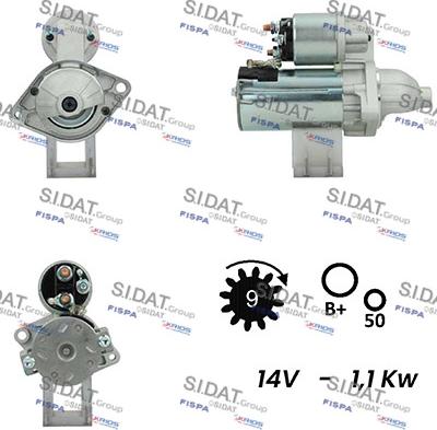 Fispa S12VA0033A2 - Starter autospares.lv