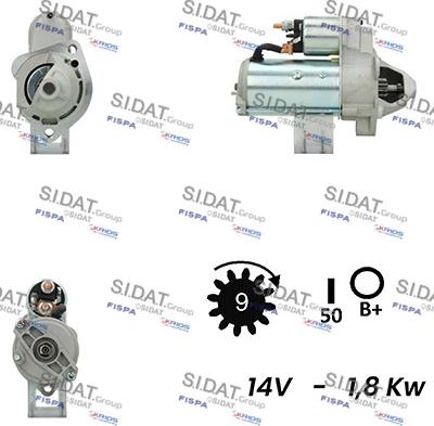 Fispa S12VA0026A2 - Starter autospares.lv