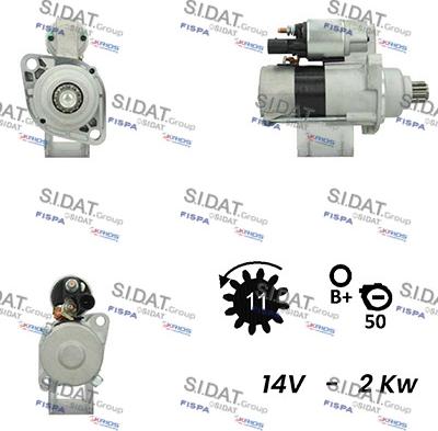 Fispa S12VA0143 - Starter autospares.lv