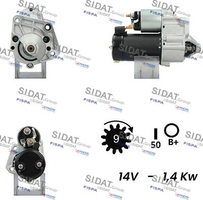 Fispa S12VA0151A2 - Starter autospares.lv