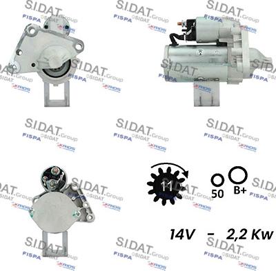 Fispa S12VA0153A2 - Starter autospares.lv